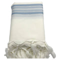Tallit 100% Laine Bleu clair