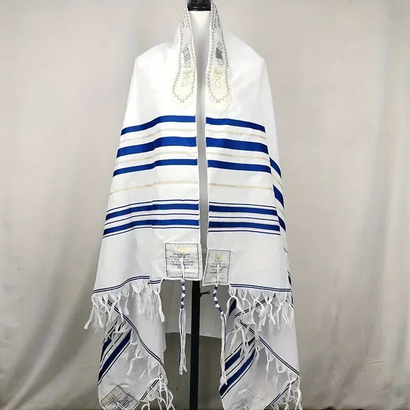 Tallit Polyester 110x180 cm